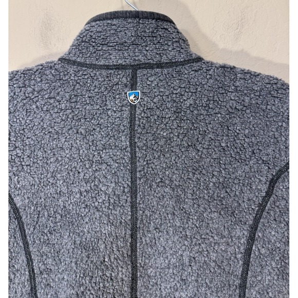 Kuhl Kozet Vest Women L Wool Blend Sherpa Gray Outdoor Adventure Gorpcore - Picture 7 of 7